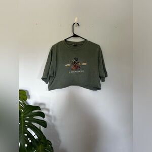 Vintage Cherokee NC Cropped Tee